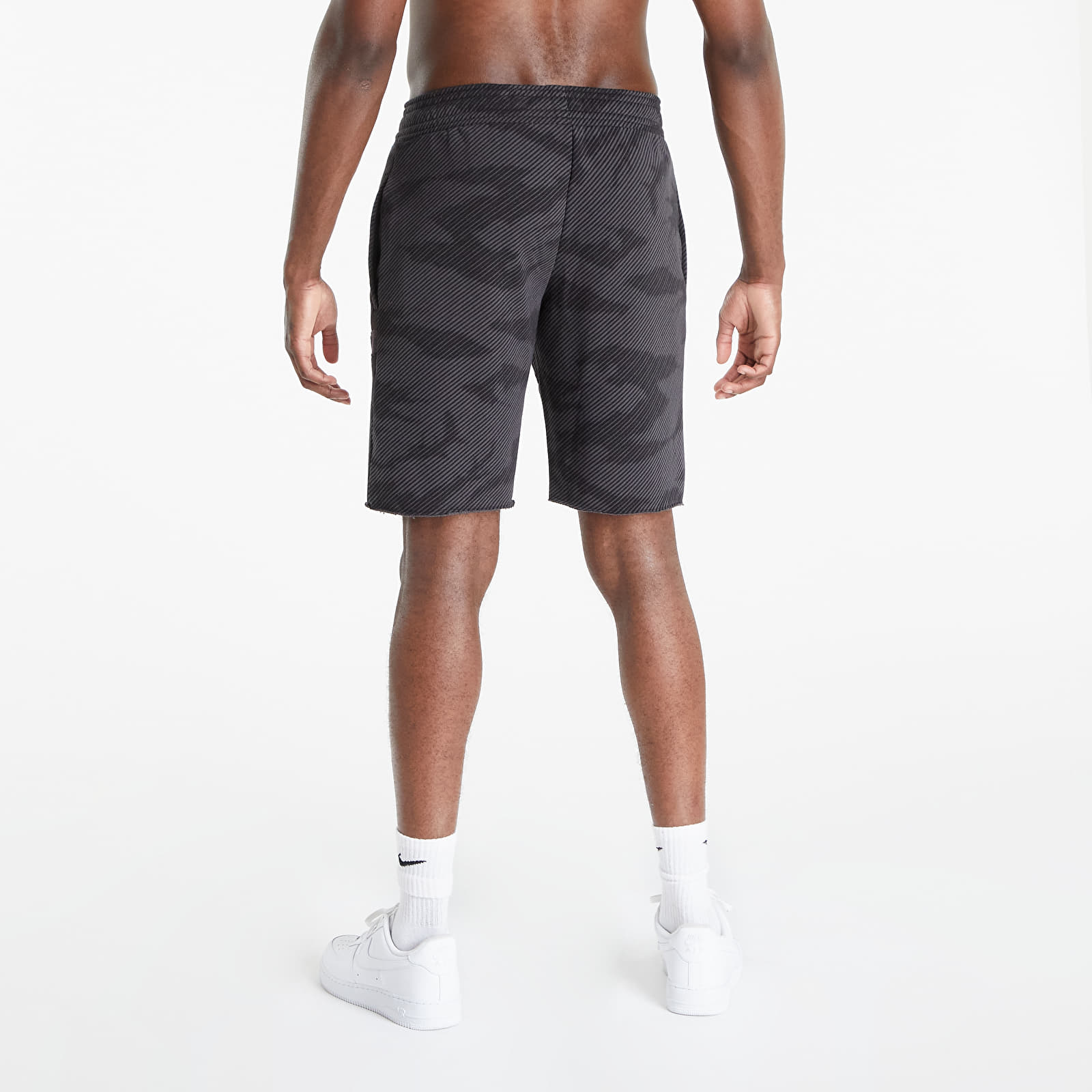 Shortsit Under Armour Project Rock Q2 Heavyweight Terry Shorts Black/ Stone