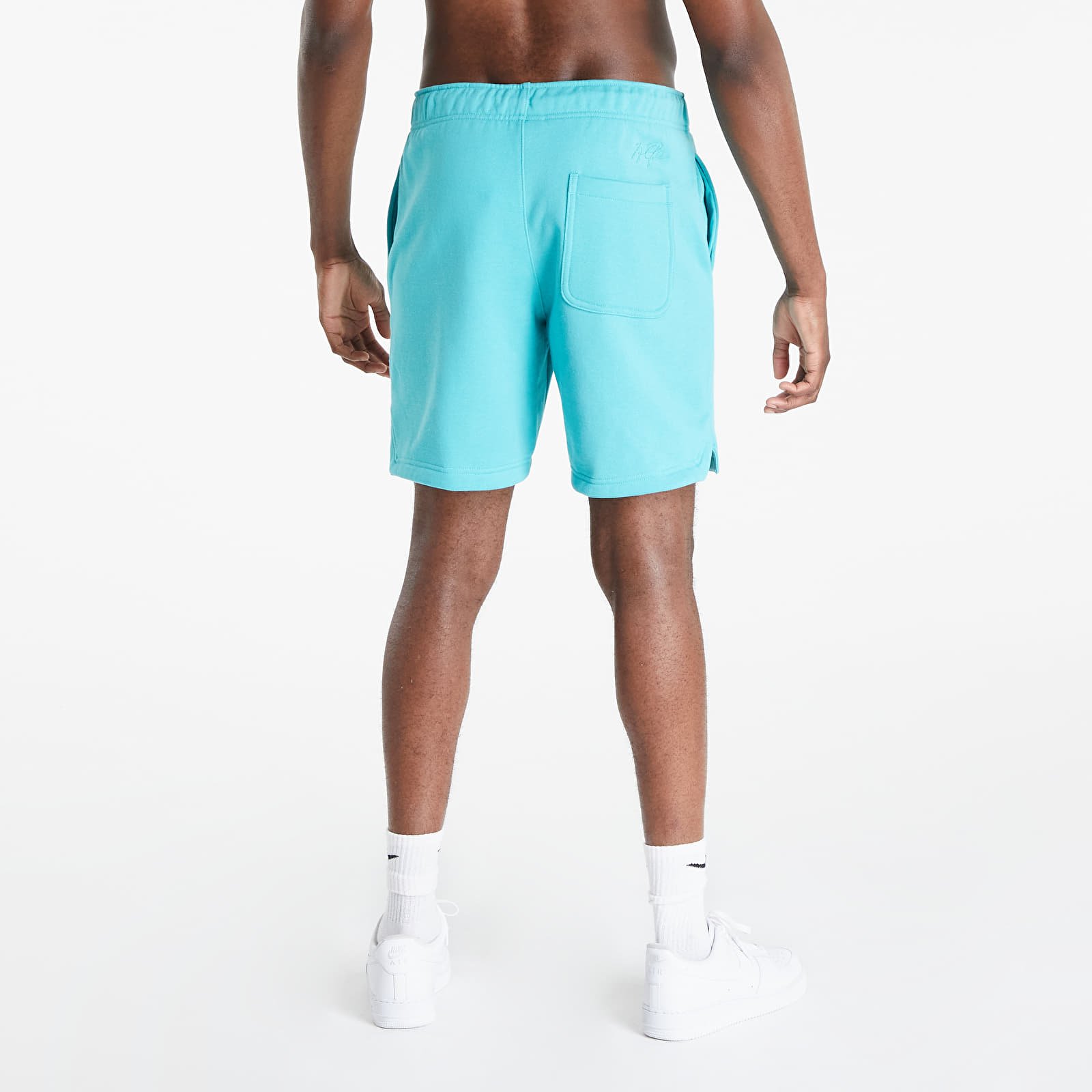 Šortai Jordan Essentials Fleece Short Washed Teal/ White