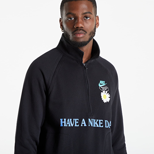 Hoodies and sweatshirts Nike Sportswear Hbr S Long Sleeve Midlayer Top Black Washed Teal Footshop