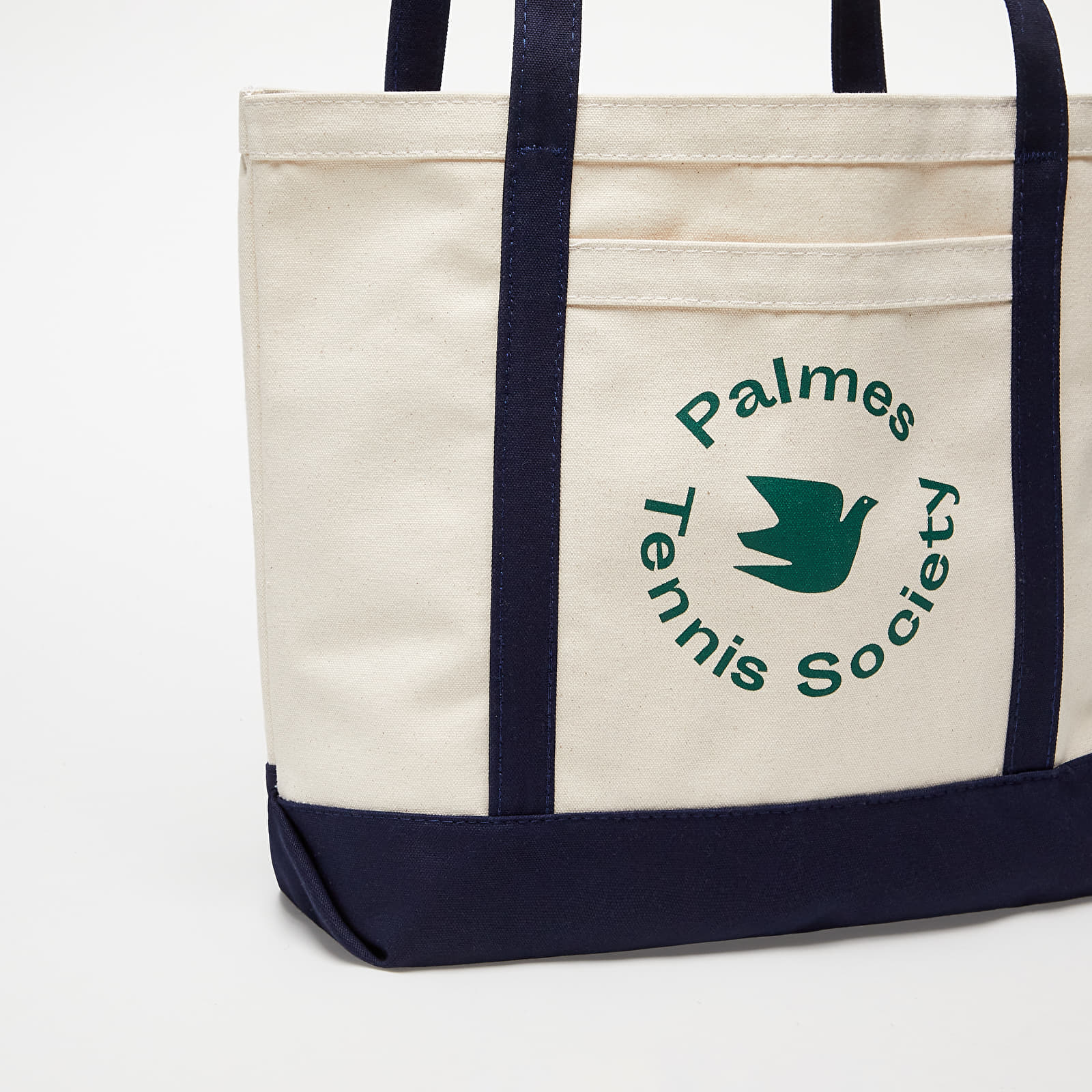 Palmes Society Tote Bag Navy/Green | Footshop