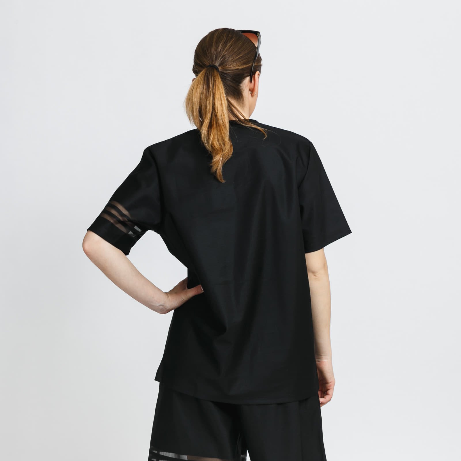 Marškinėliai adidas Originals T-shirt Black Stone Washed