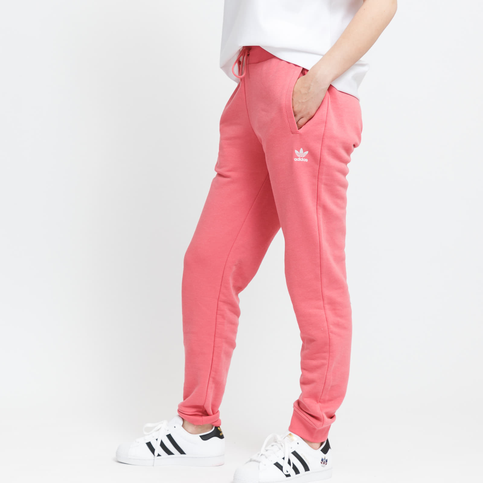 Pink track pants discount