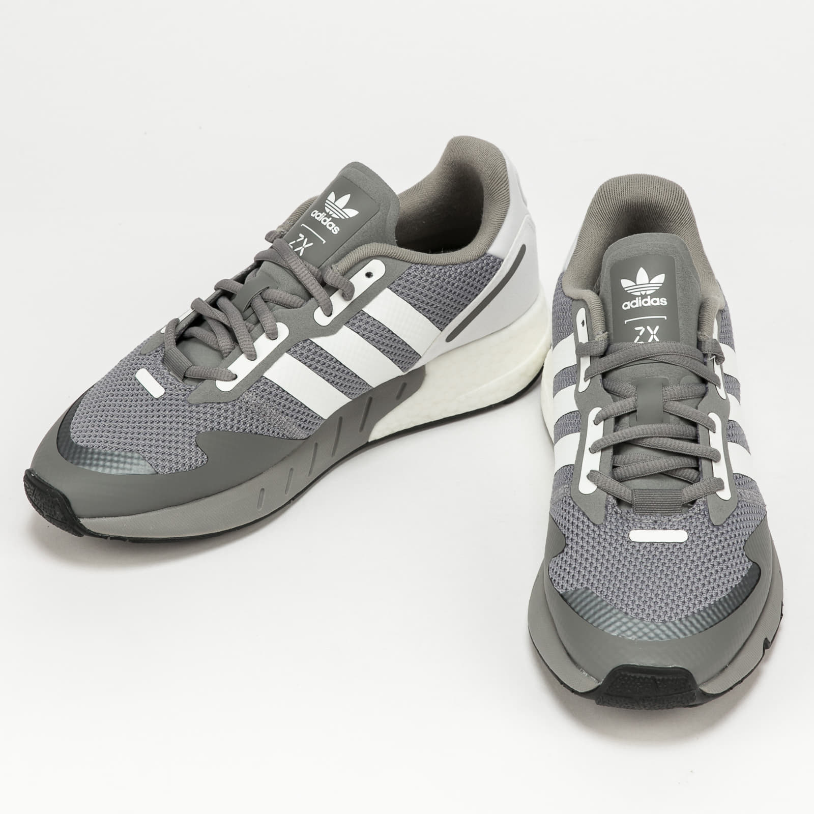 Încălțăminte și sneakerși pentru bărbați adidas Originals ZX 1K Boost Grey Three/ Cloud White/ Core Black