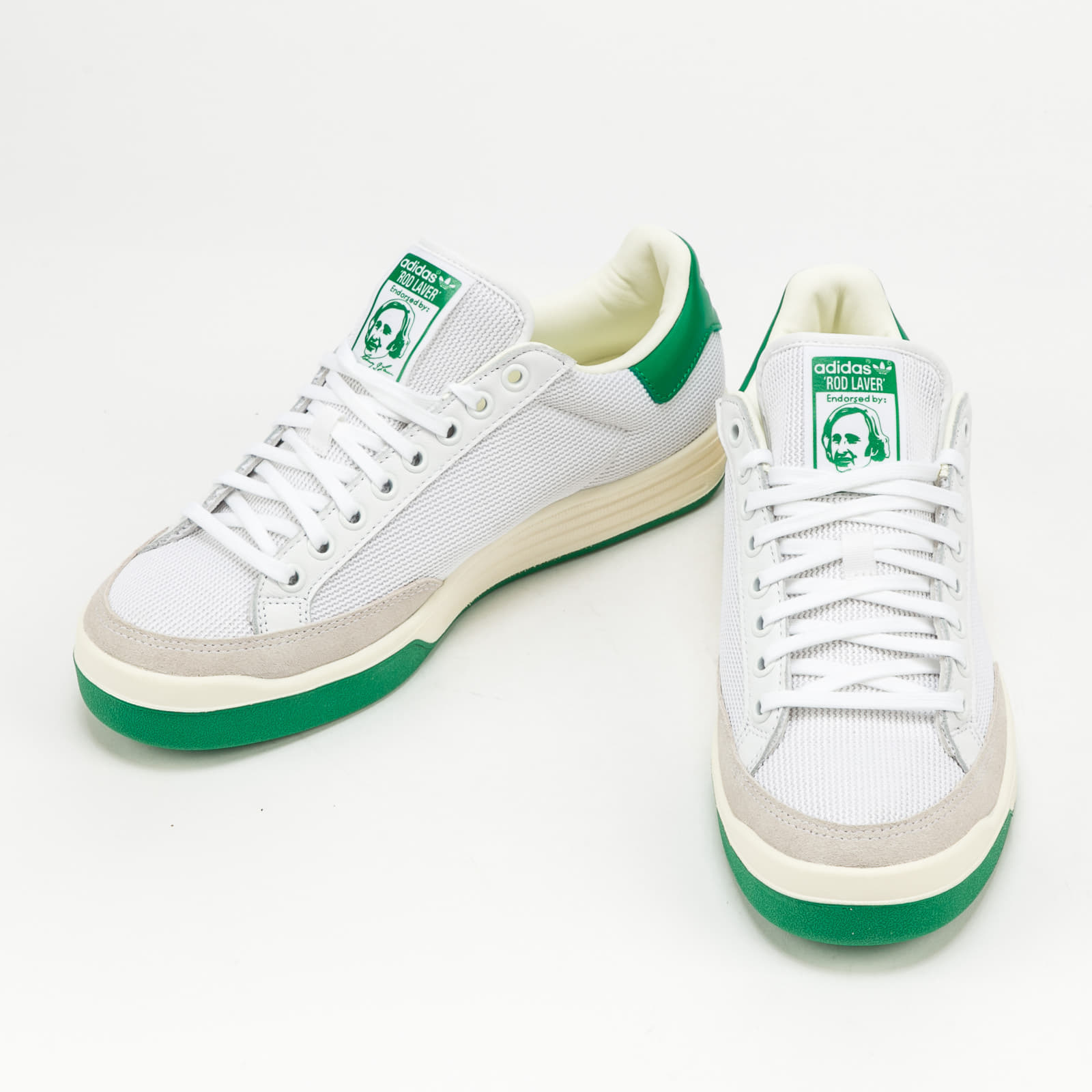 Herren Sneaker und Schuhe adidas Originals Rod Laver Ftwwht Green Owhite Footshop