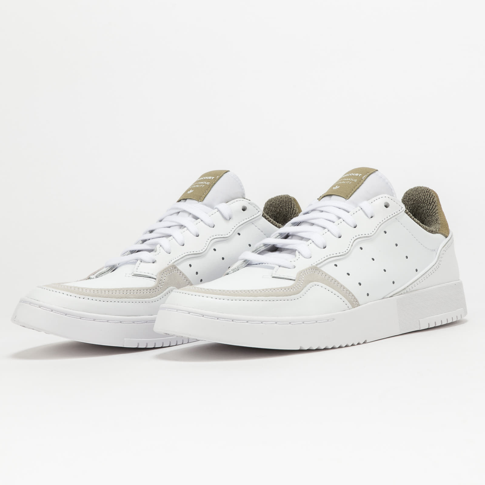 Zapatillas Hombre adidas Originals Supercourt Ftwwht/ Ftwwht/ Orbgrn