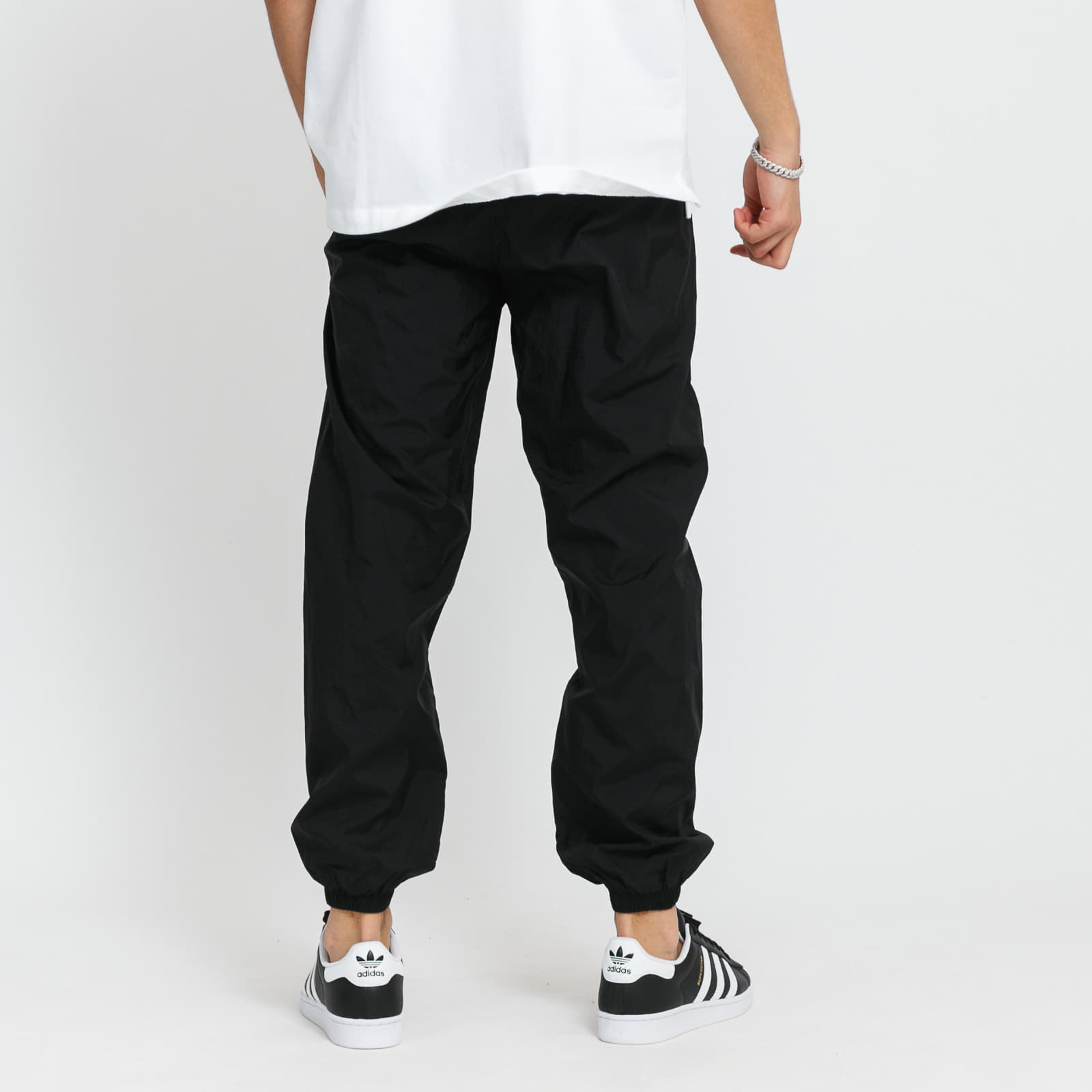 Nadrágok adidas St Woven Track Pants Black/ White