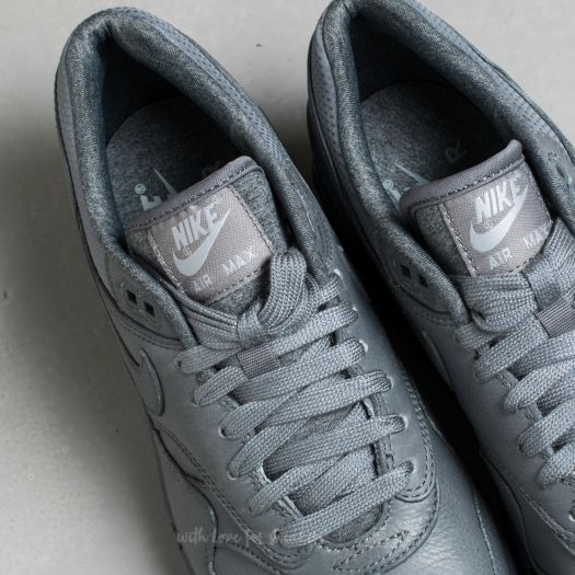 Nike air max 1 leather cool grey top