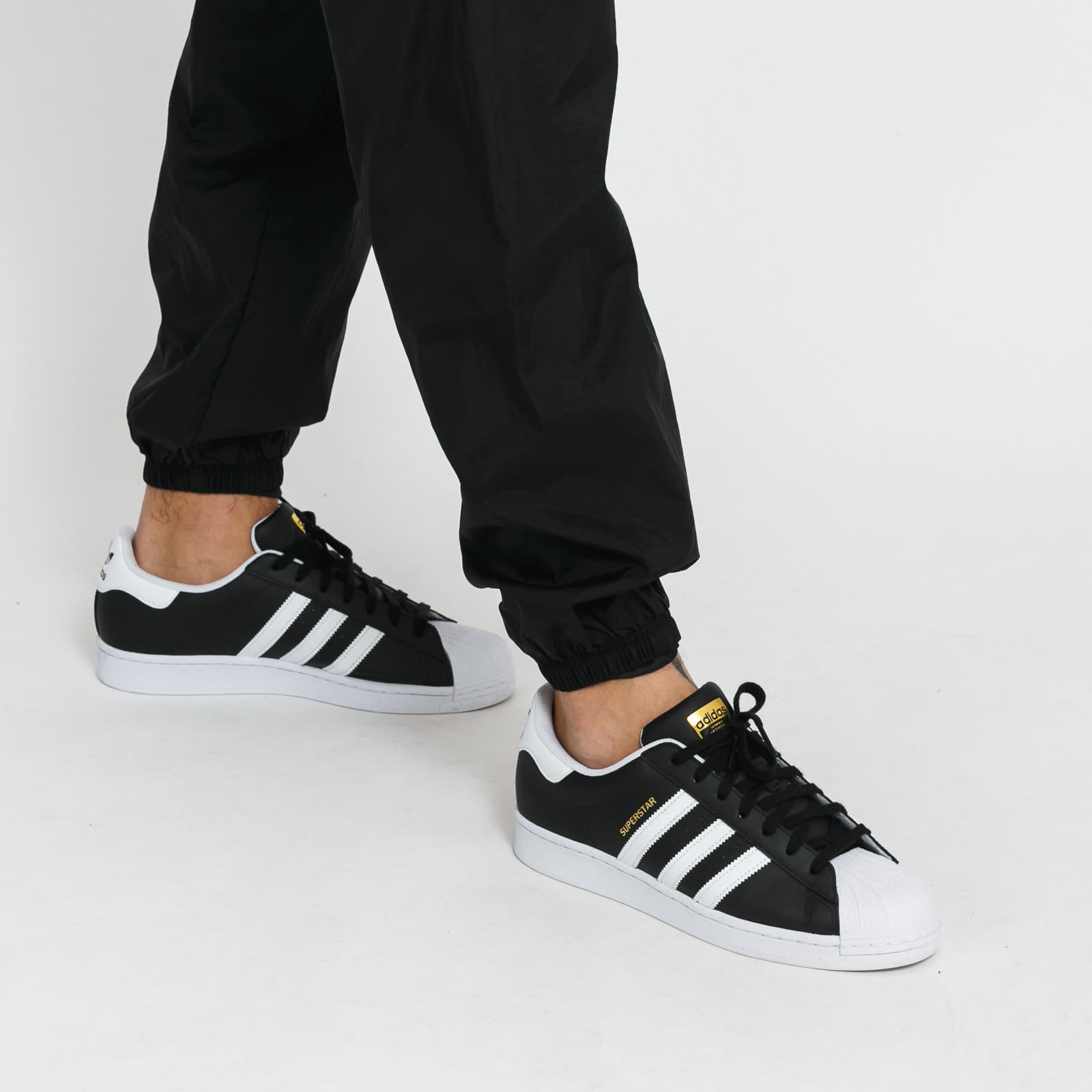 Nadrágok adidas St Woven Track Pants Black/ White