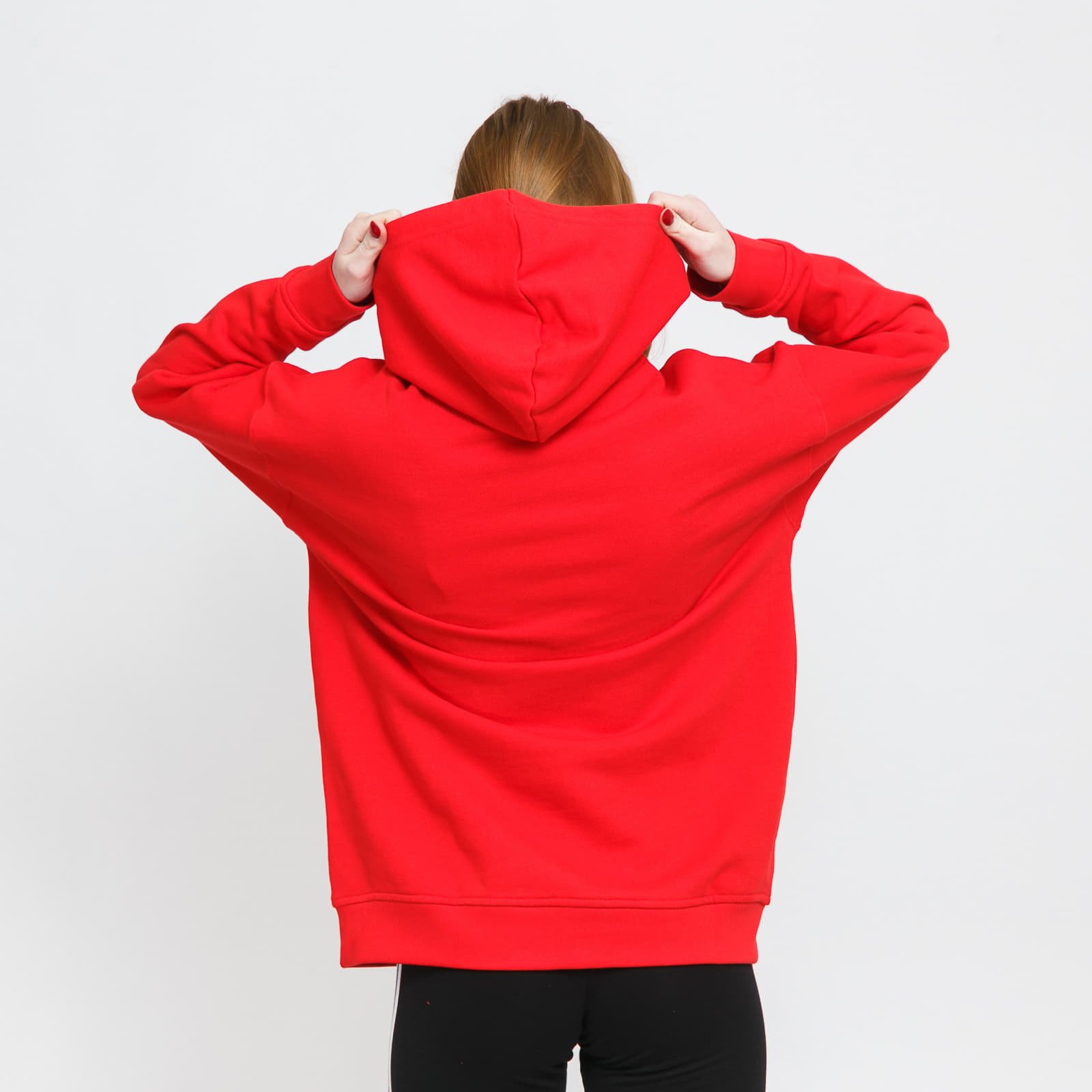 Hoodies e sweatshirts adidas Originals Trefoil Hoodie Red