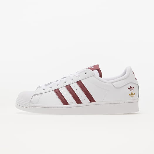 Superstar white and burgundy discount