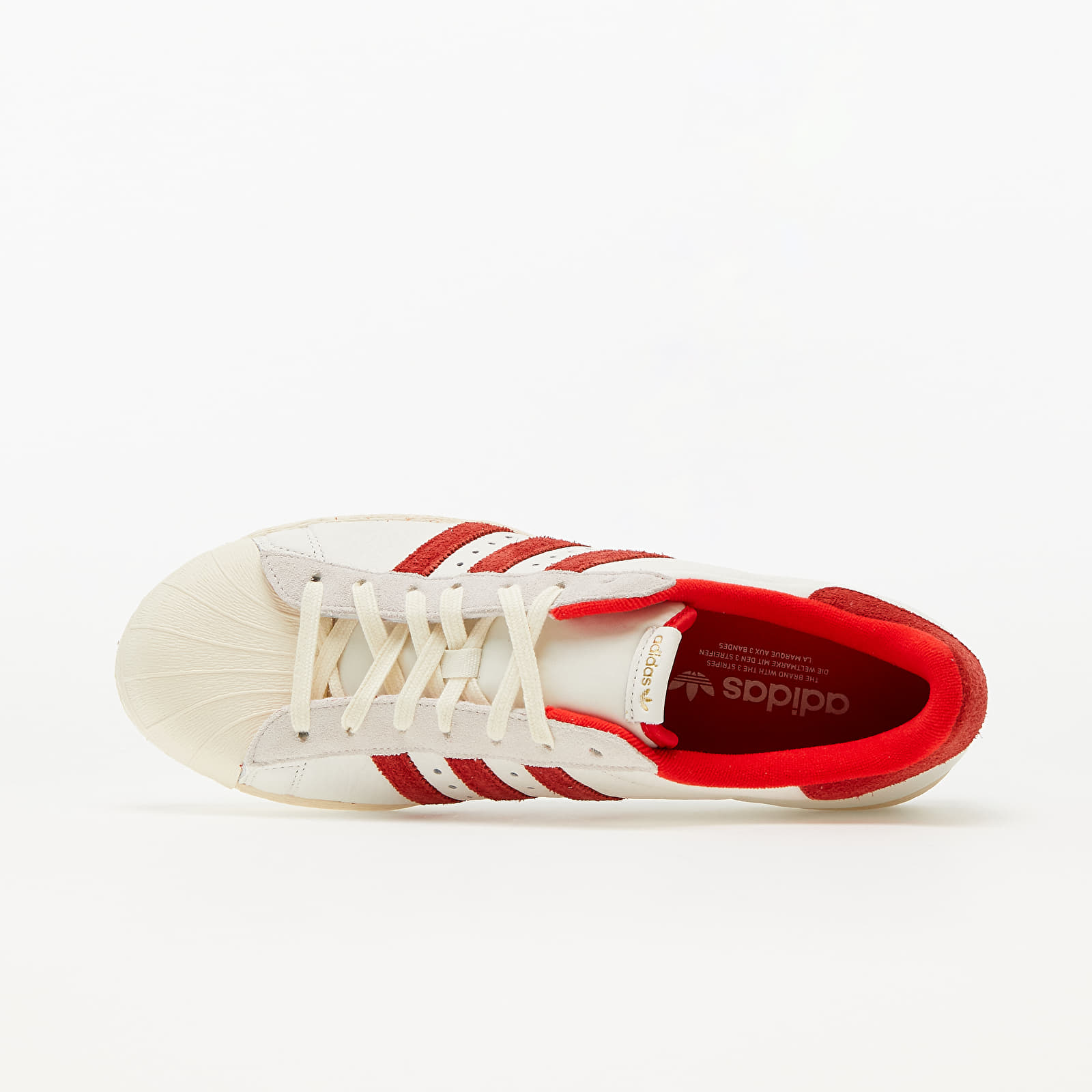 Men's shoes adidas Originals Superstar 82 Cloud White/ Vivid Red 