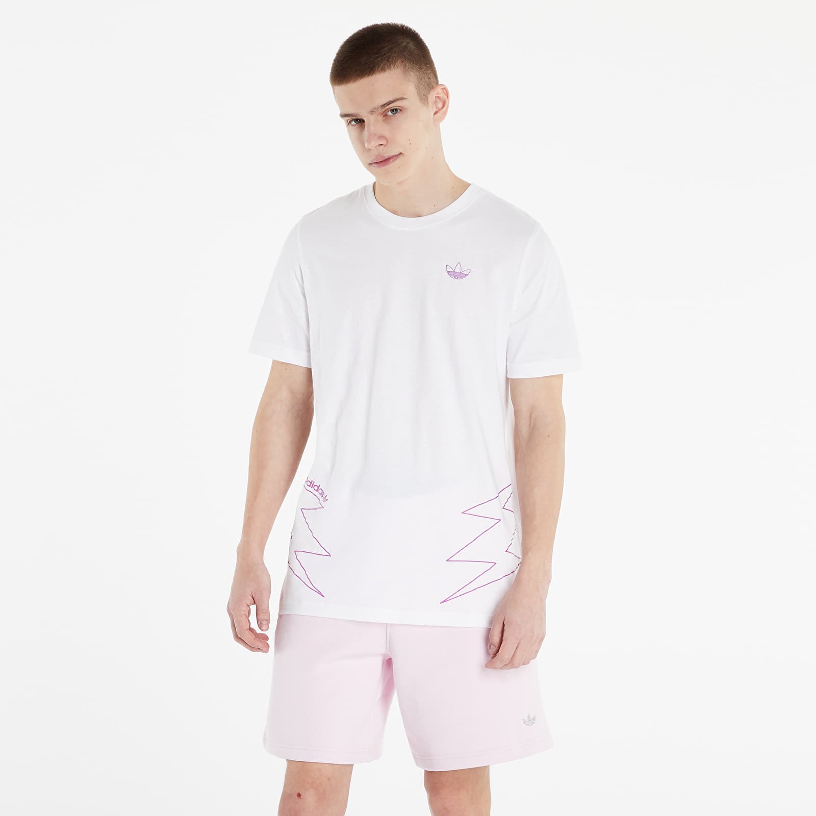 Tricouri  adidas Originals Lightning Tee White