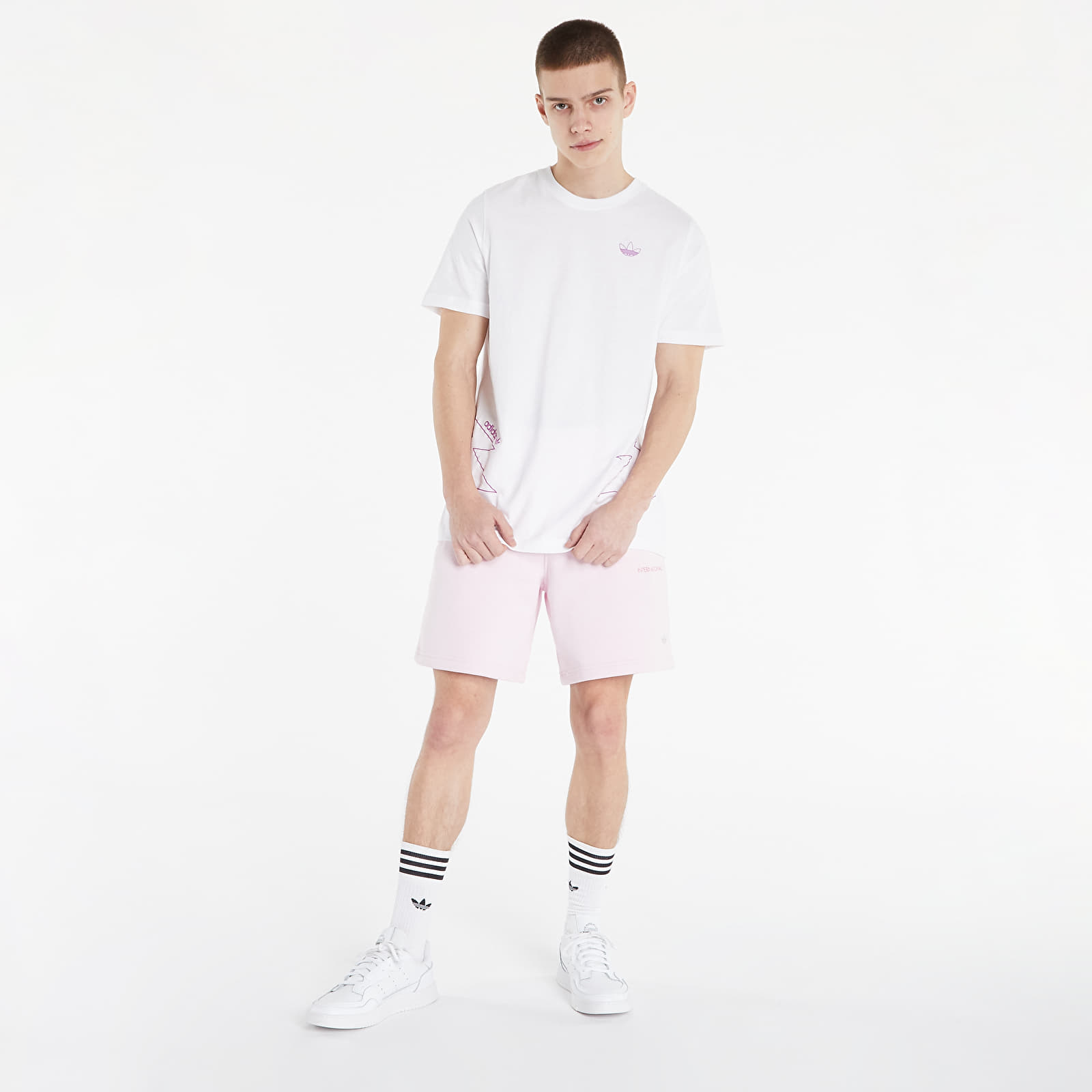 T-Shirts adidas Originals Lightning Tee White