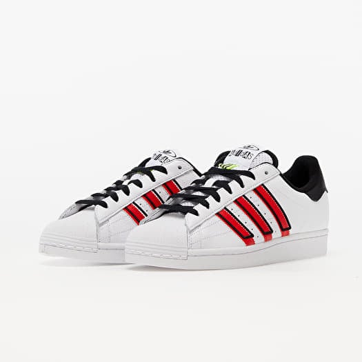 Black and white red on sale superstar