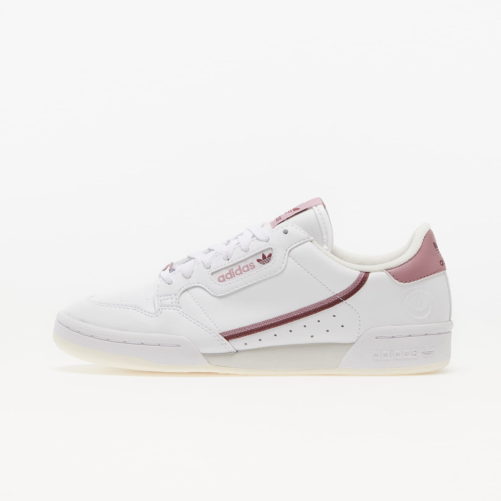 Adidas originals mauve continental 80 trainers sale
