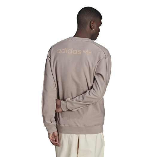 Adidas originals shop hoodie clear brown