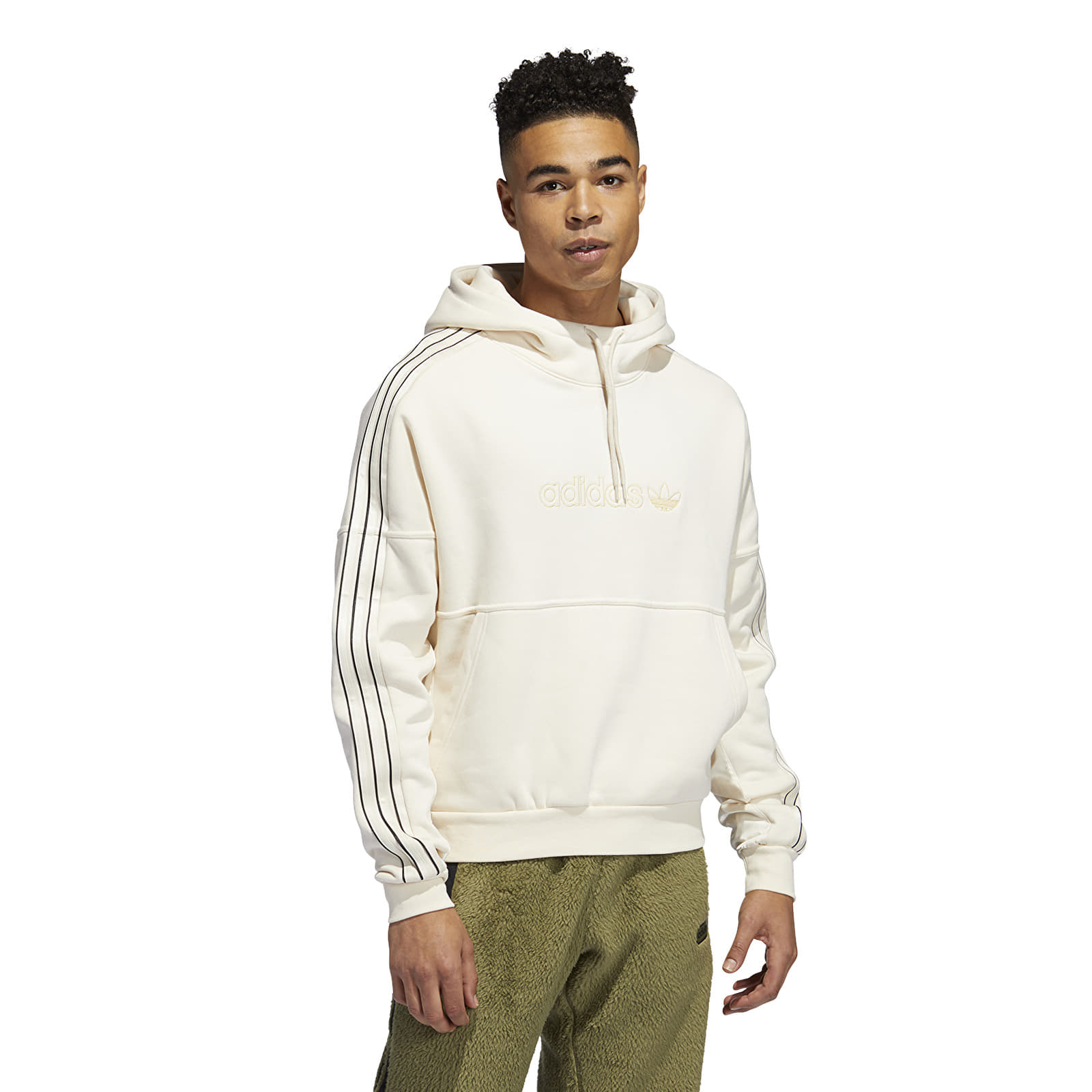 Adidas originals ryv hoodie in white hotsell