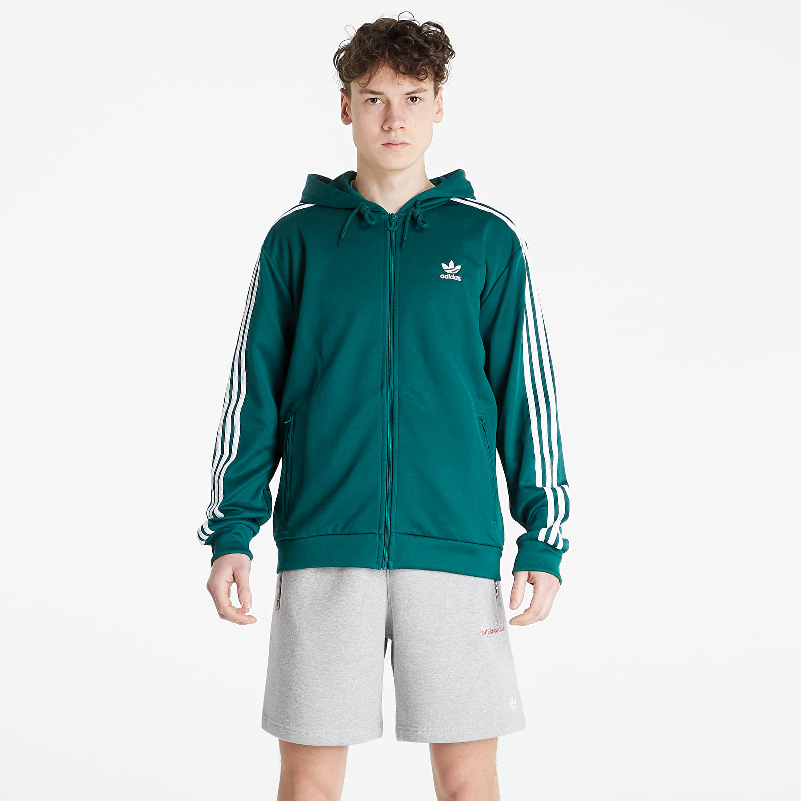 Sudaderas adidas Originals Adicolor Full Zip Hoody Canyon Coral