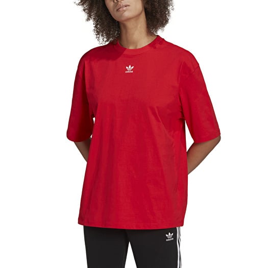 Adidas originals red t shirt clearance