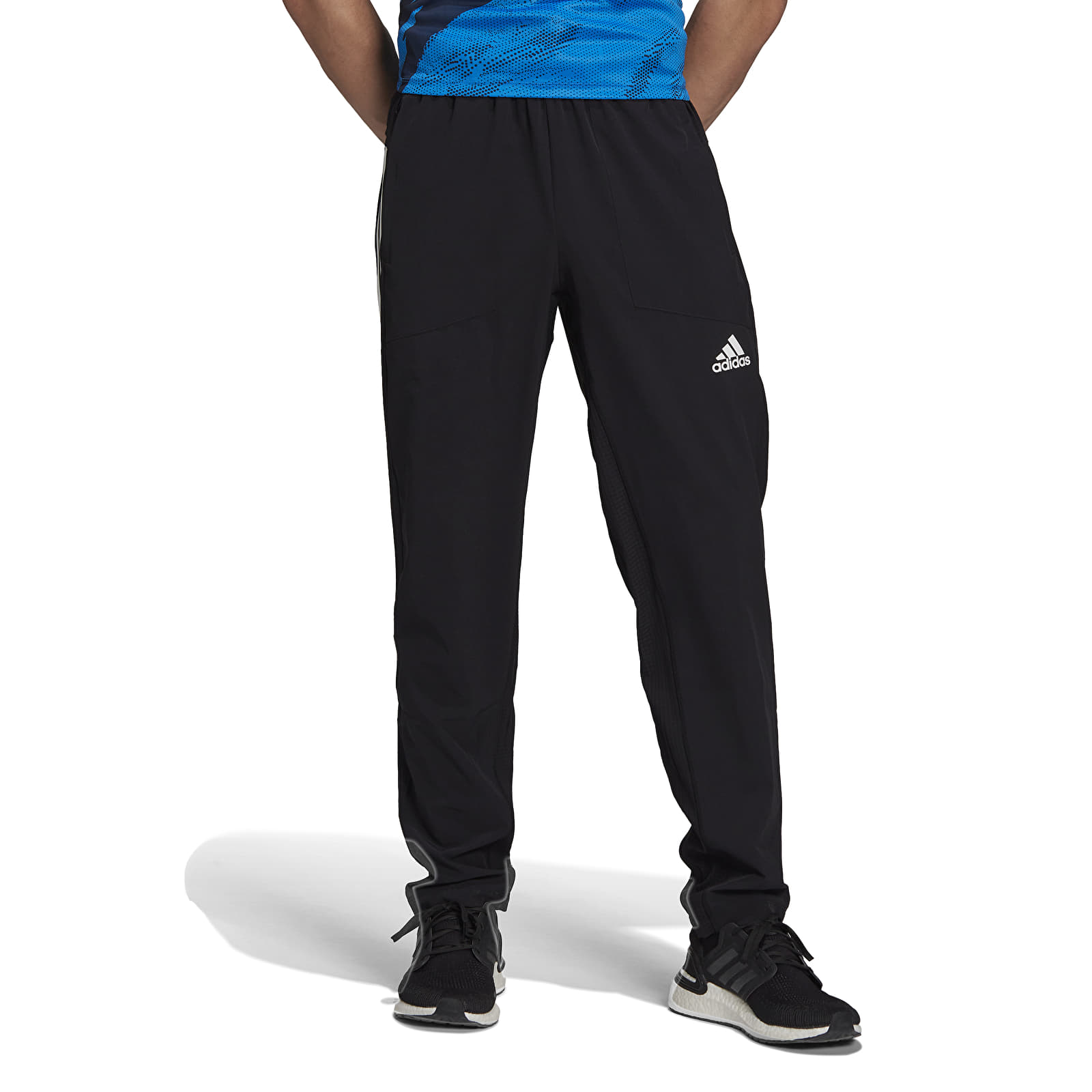 Hlače adidas Originals Train Icons Training Pants Black