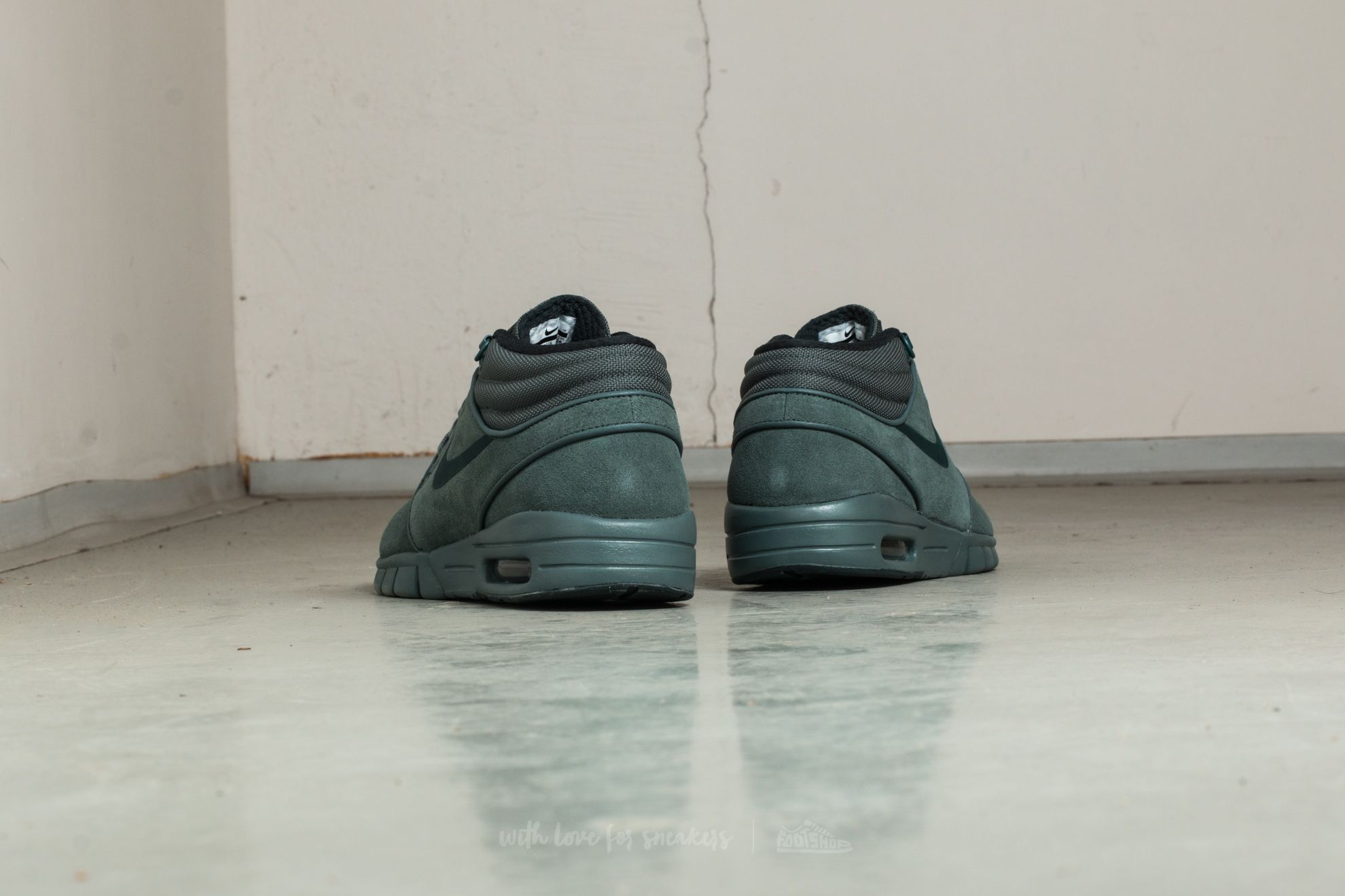 Men s shoes Nike Stefan Janoski Max Mid Leather Hasta Seaweed