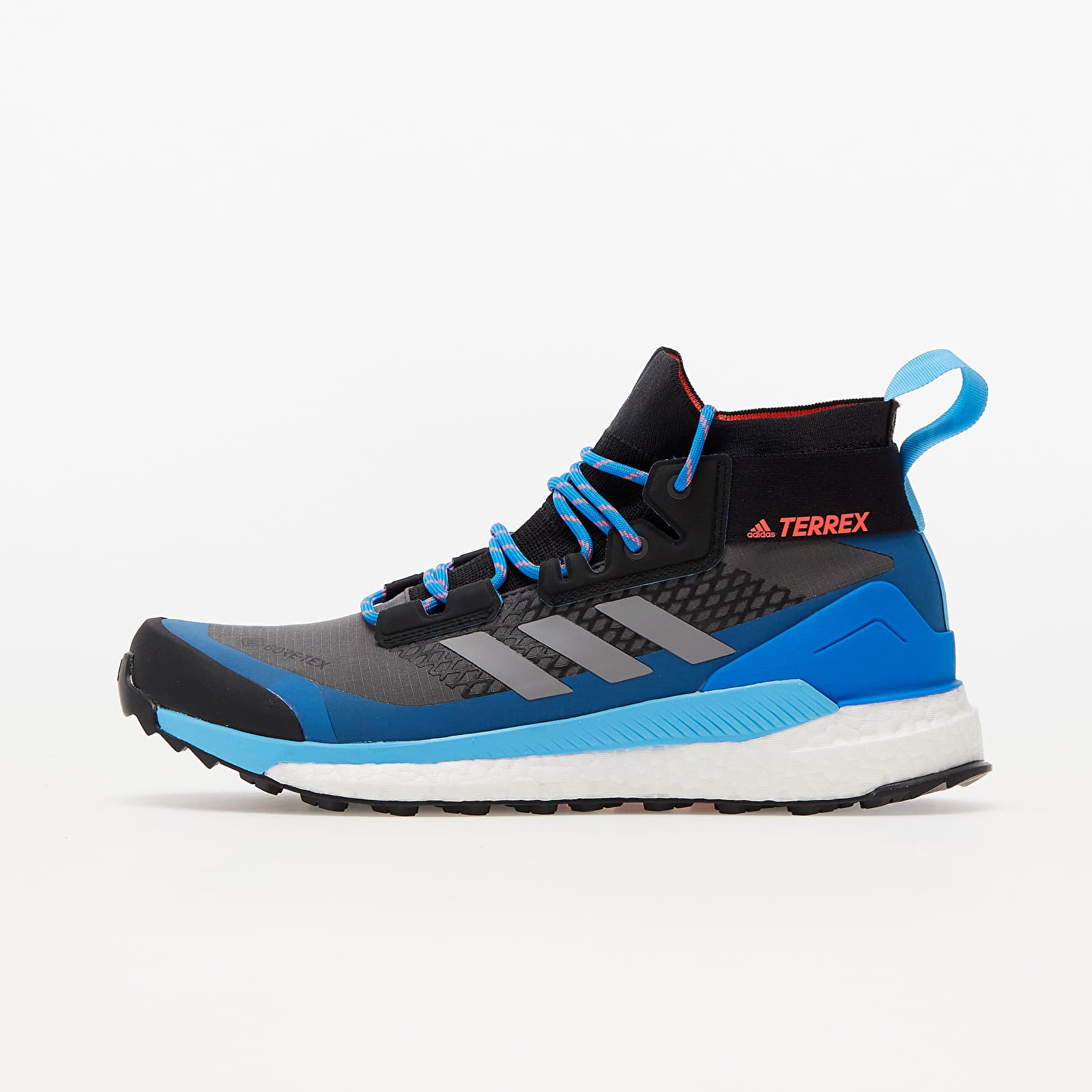 Vīriešu apavi adidas Originals Terrex Free Hiker GTX Hiking Grey Six/ Grey Three/ Blue Rush