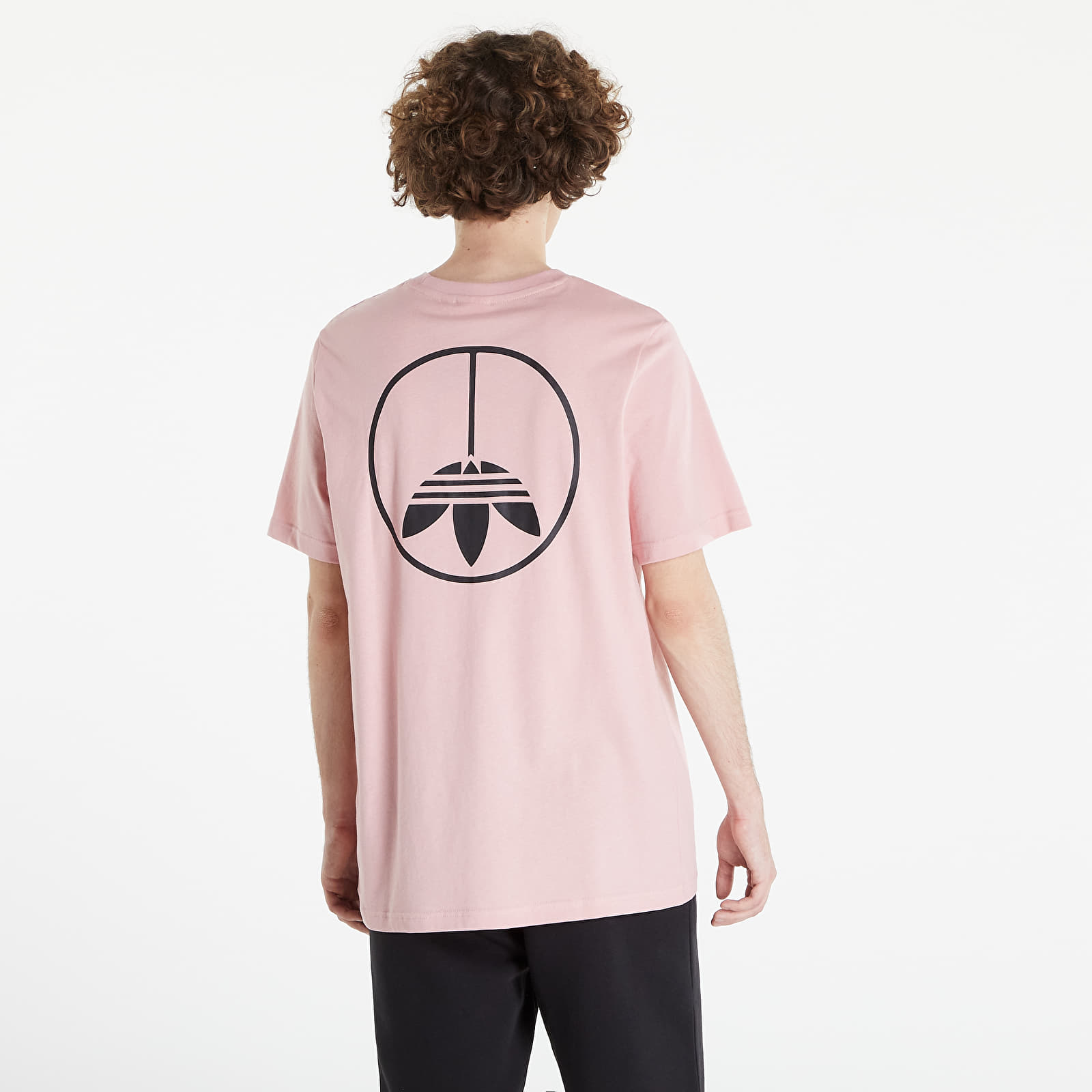 Adidas originals pink t shirt sale