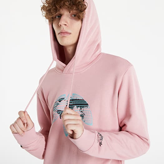 Hoodies and sweatshirts adidas Originals United Hoodie Pink Footshop