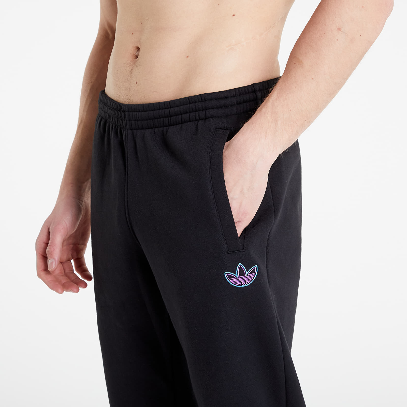 Pants and jeans adidas Originals SPRT Fleece pants Black Footshop