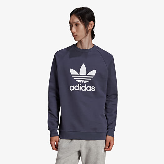 Adidas originals adicolor trefoil crew clearance