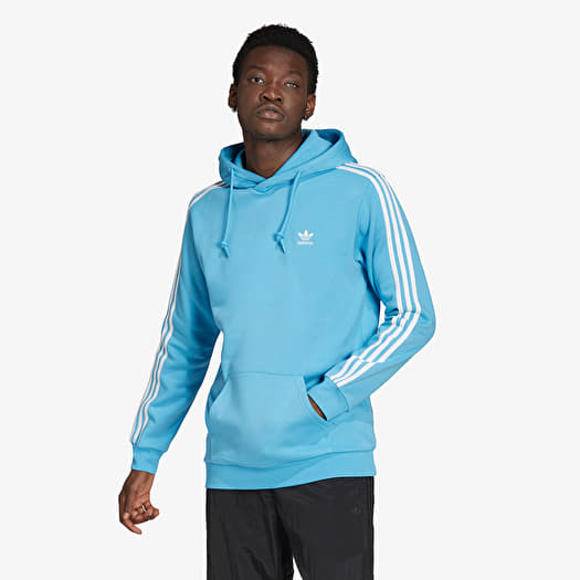 Hoodies hoodie sweatshirts Footshop Trefoil 3-Stripes Blue and adidas Adicolor Classics | Originals