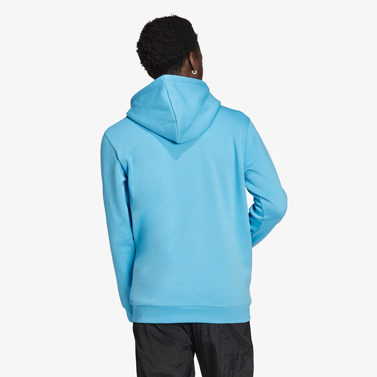 Суичърти adidas Originals Adicolor Classics Trefoil 3-Stripes hoodie Blue
