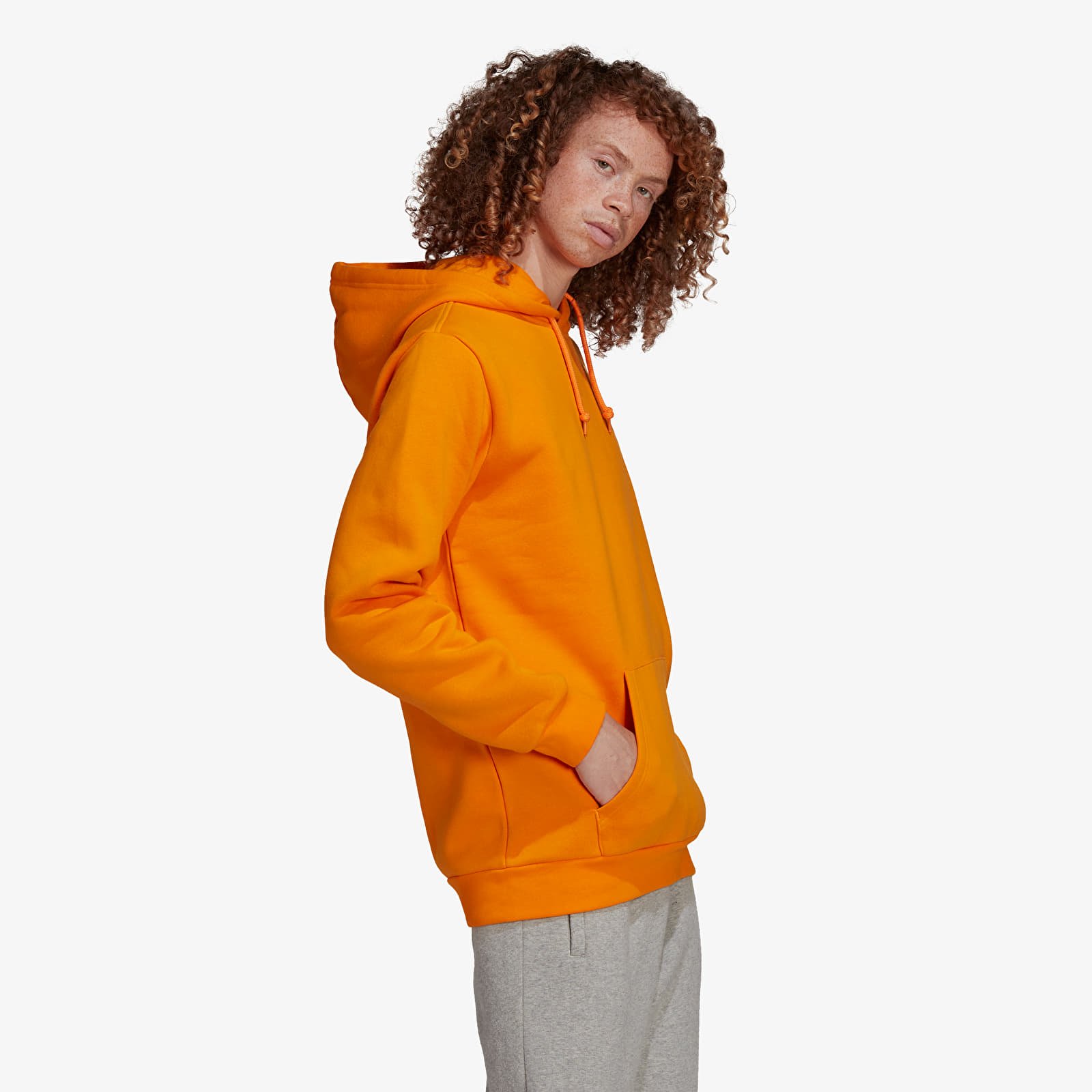 Hoodies and sweatshirts adidas Originals Essential Hoodie Orange Footshop