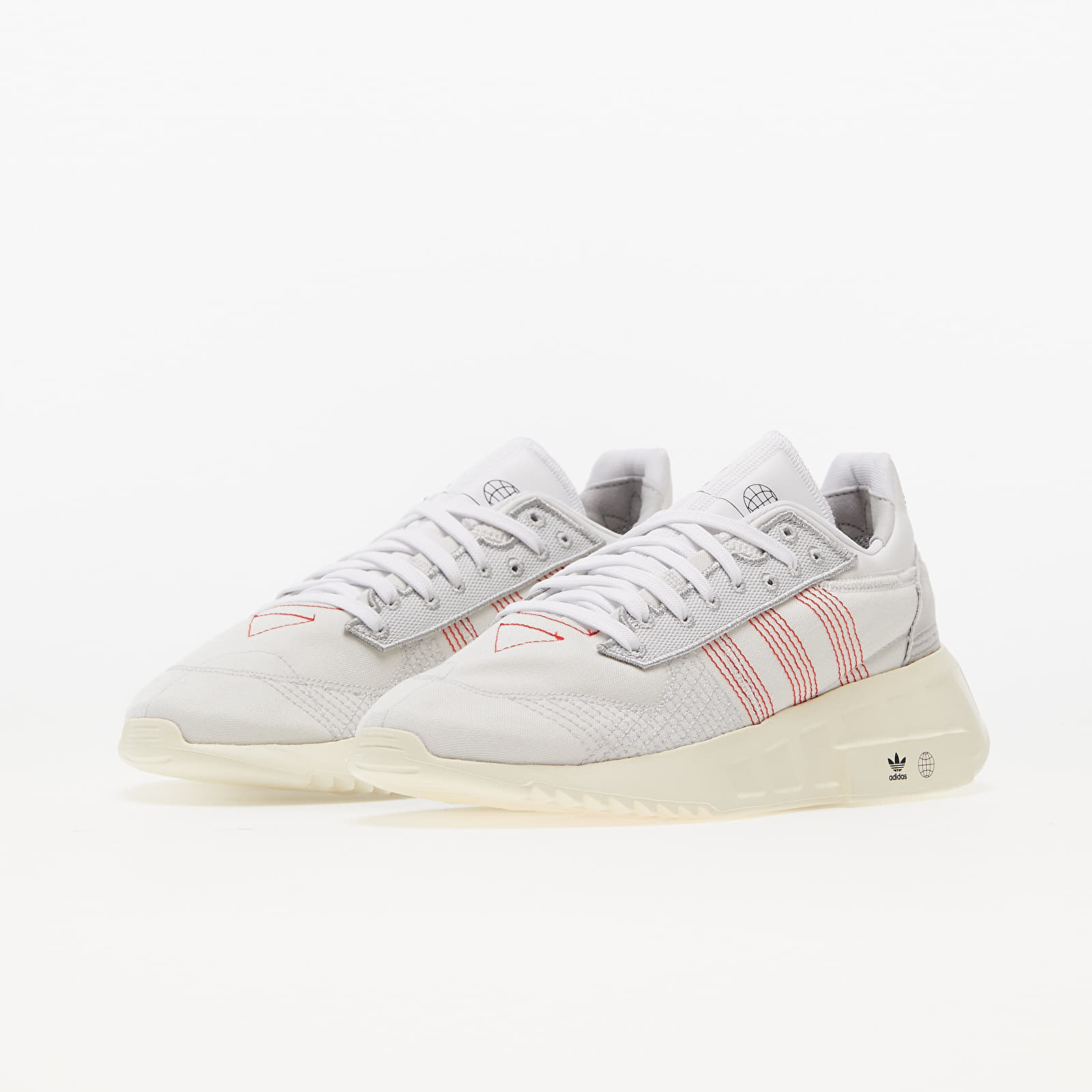 Scarpe uomo adidas Geodiver Primeblue White/ White/ Red