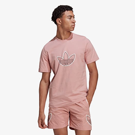 T Shirts adidas Originals Sport Outline Logo Pink Footshop