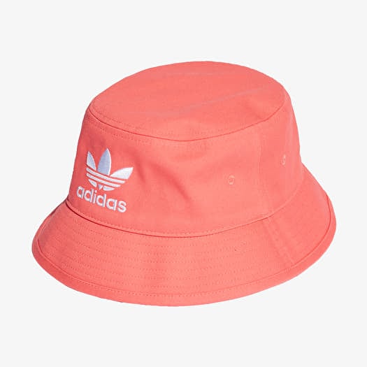 Baby pink adidas bucket sales hat