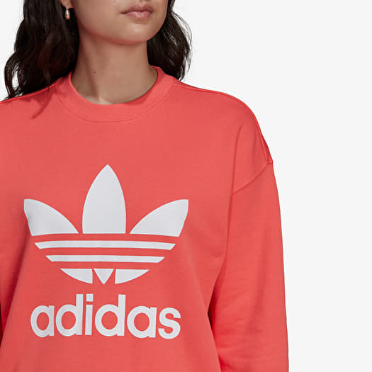 Hoodies and sweatshirts adidas Originals Trefoil Crewneck Sweat Pink |  Footshop