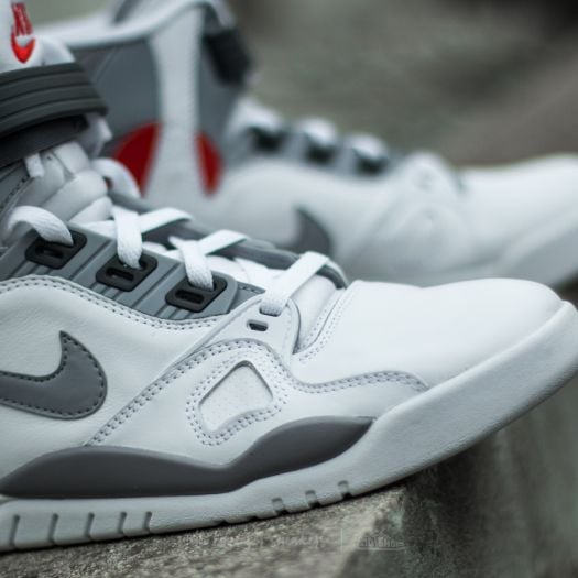 Nike air pressure hotsell retro white cement grey