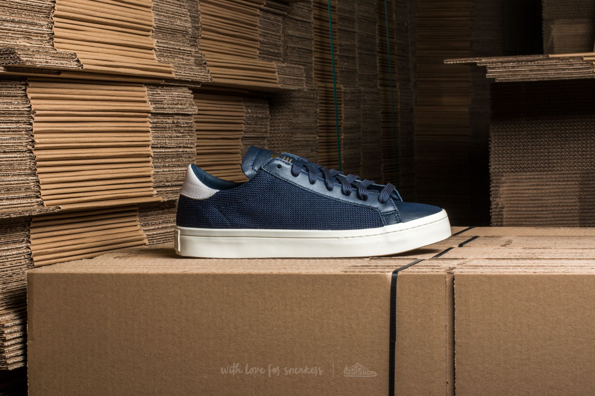 Men's shoes adidas Court Vantage Collegiate Navy/ Collegiate Navy/ Ftw White
