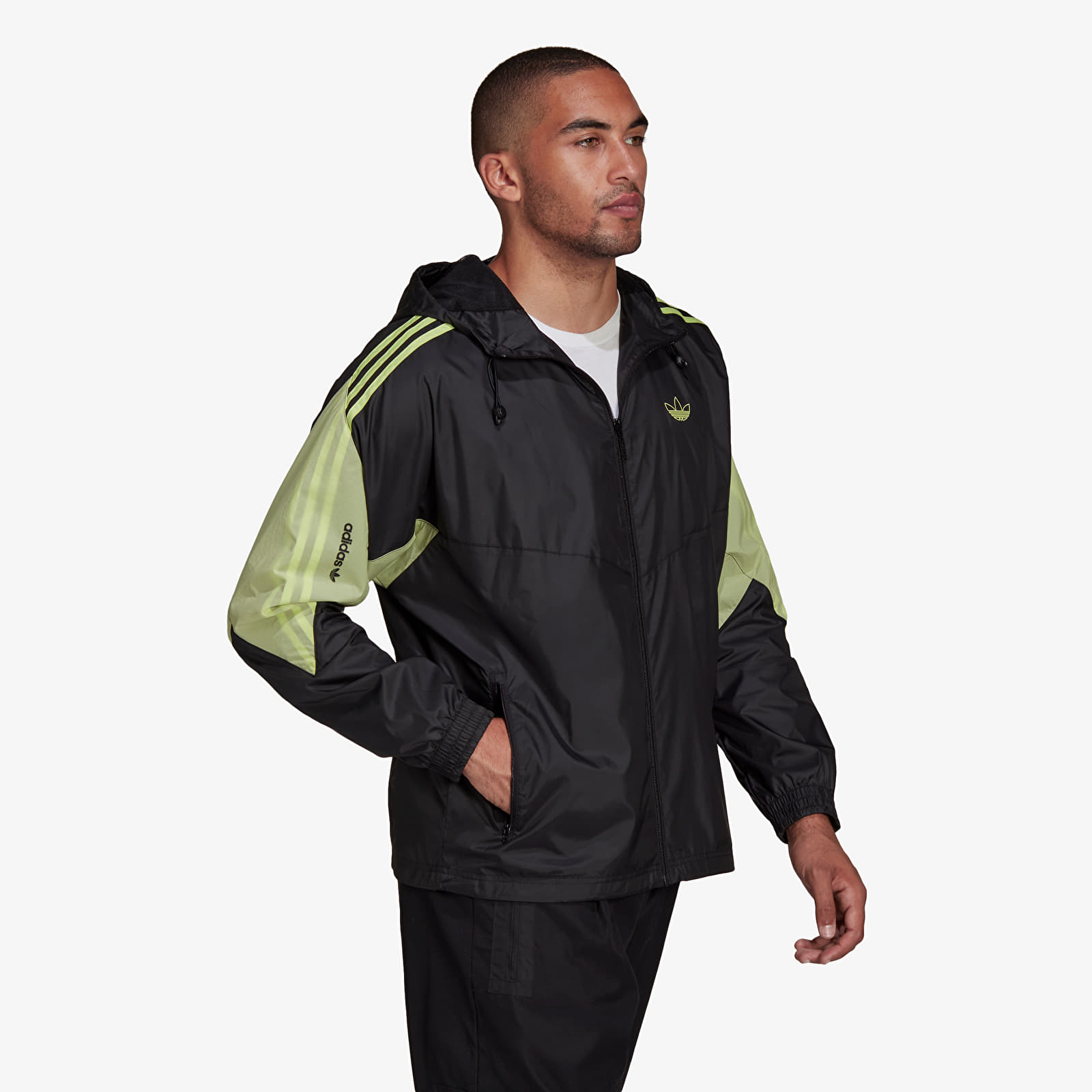 Jackets and Coats adidas Lightning Windbreaker Black Footshop