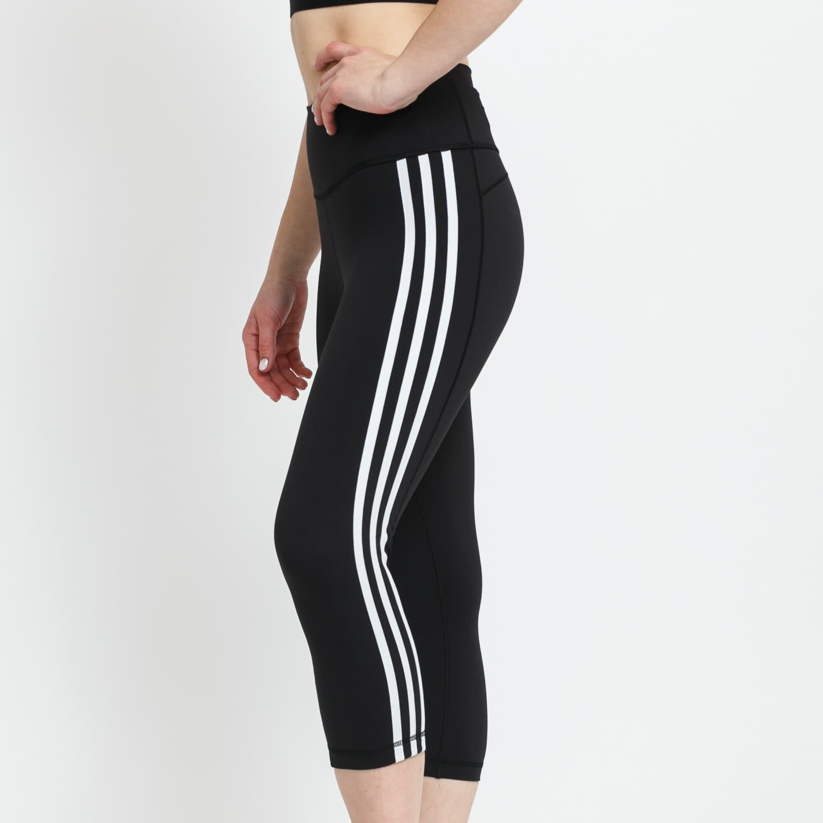 Leggings adidas Performance Believe This 2.0 3-Stripes 3/4 Tights Black