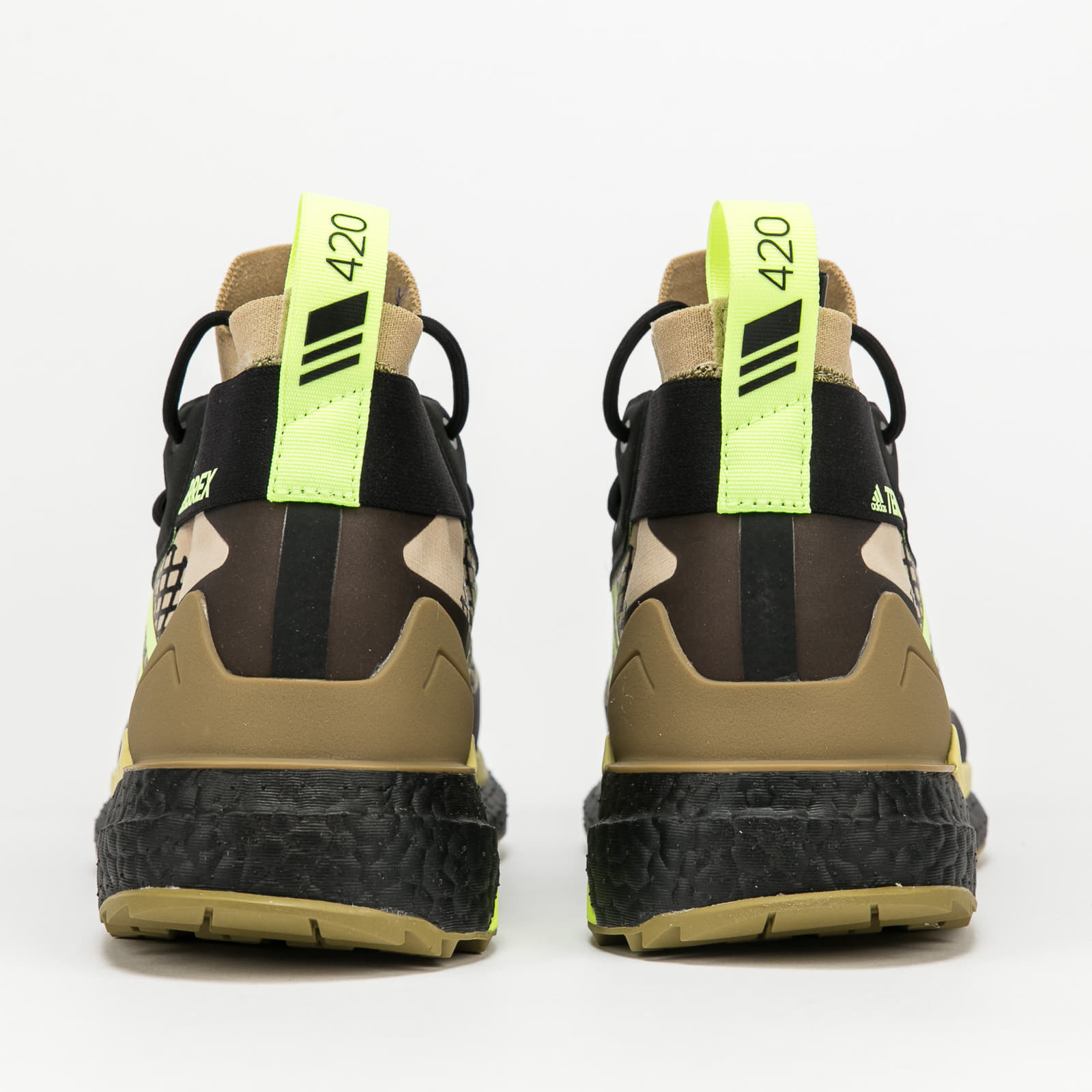 Чоловіче взуття adidas Performance Terrex Free Hiker GTX Savanna/ Hi-Res Yellow/ Core Black