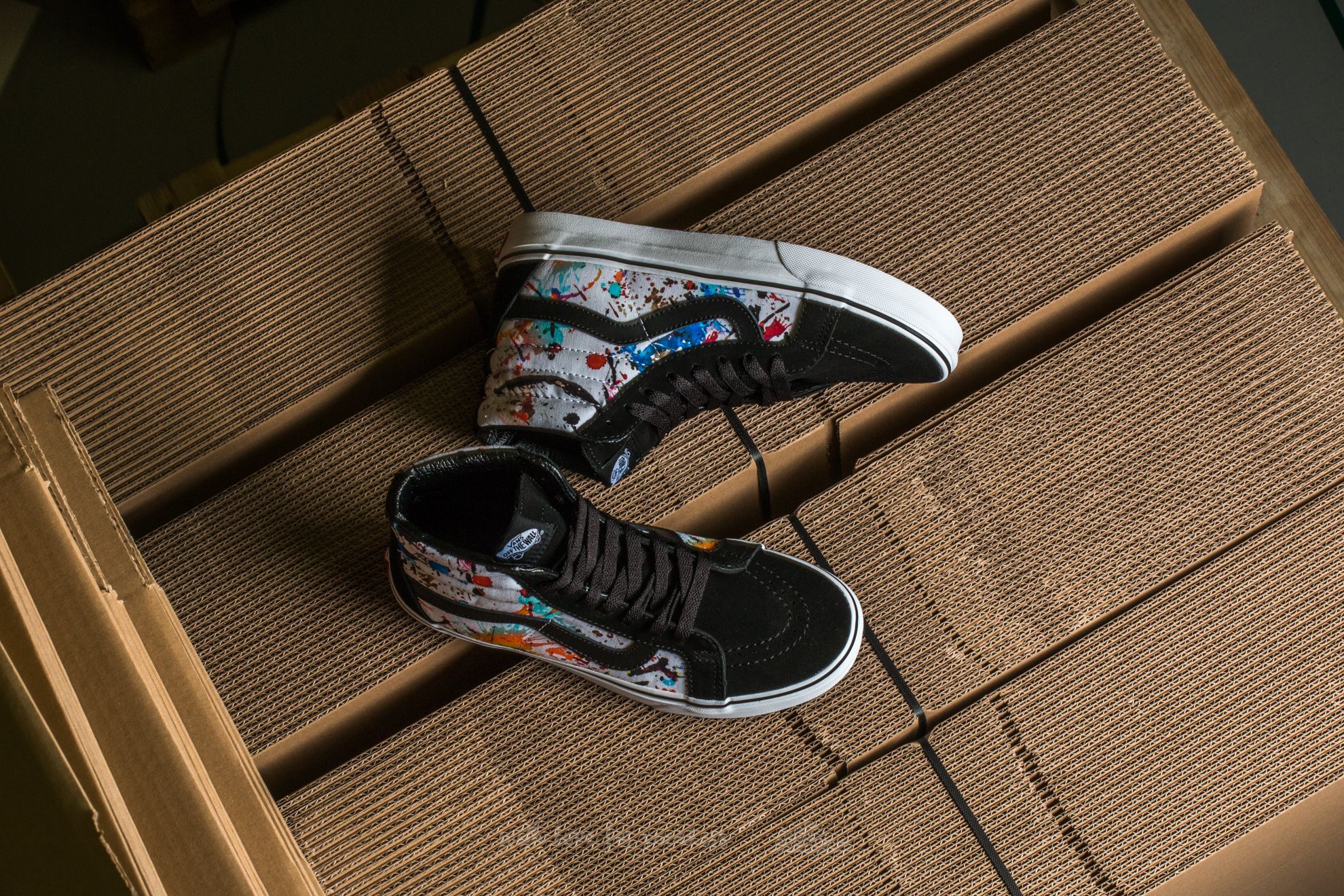 Women's shoes Vans SK8-Hi Reissue (Paint Splatter) Multicolor