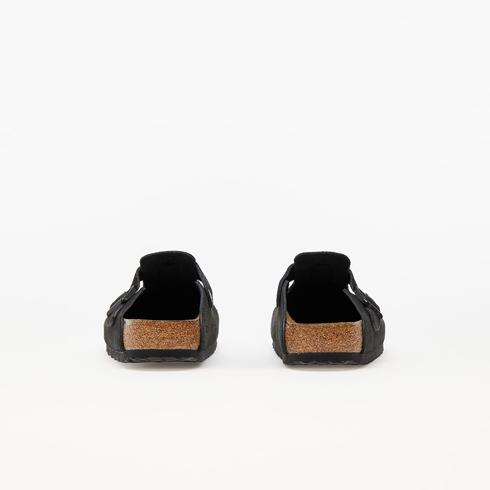 Pánske tenisky a topánky Birkenstock Boston Soft Footbed Velvet Leather Black