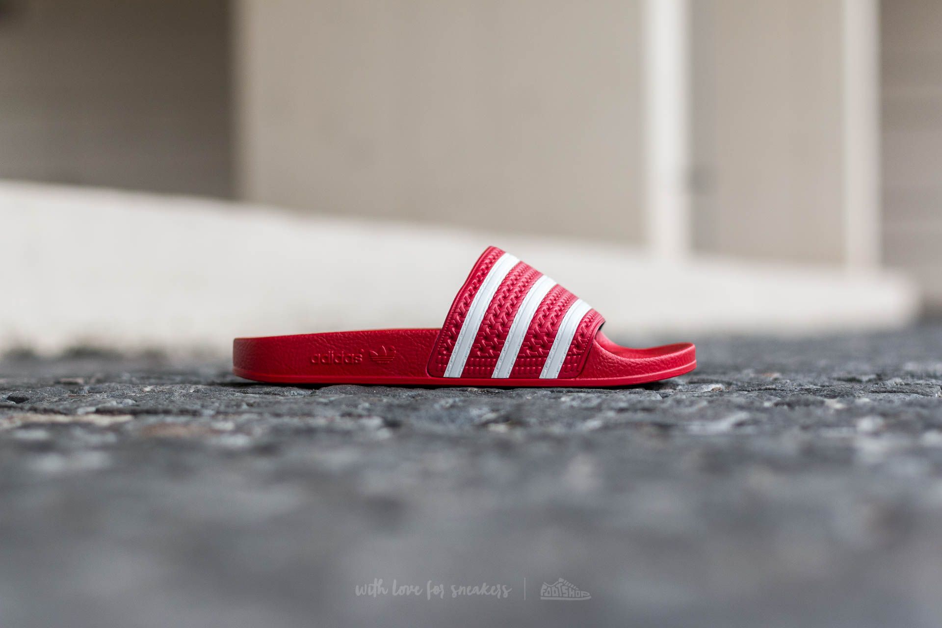 Ανδρικά παπούτσια adidas Adilette Light Scarlet/ White/ Light Scarlet