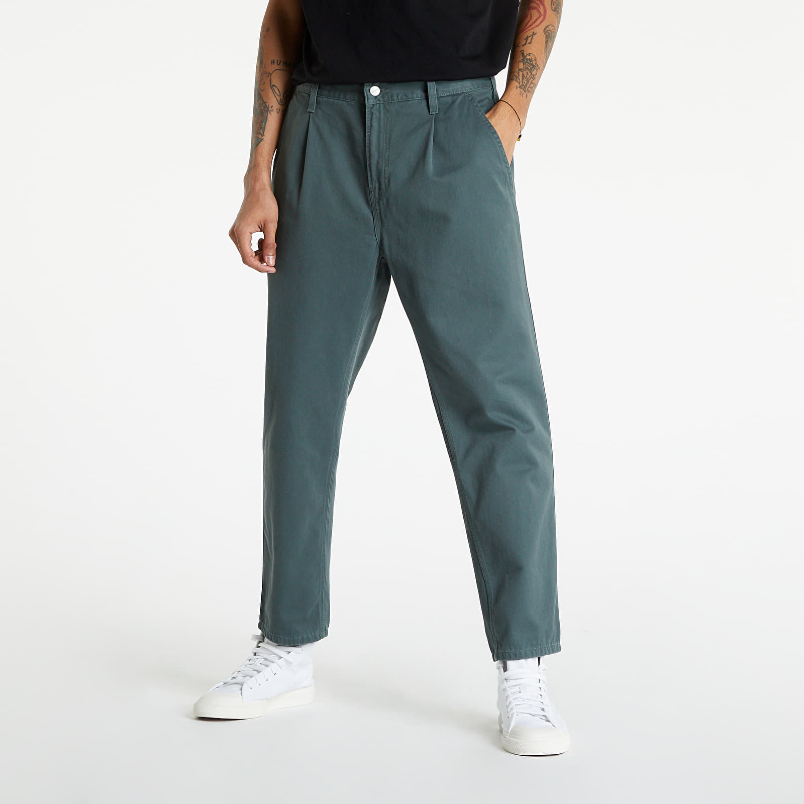 Pants and jeans Carhartt WIP Abbott Pant Green Footshop