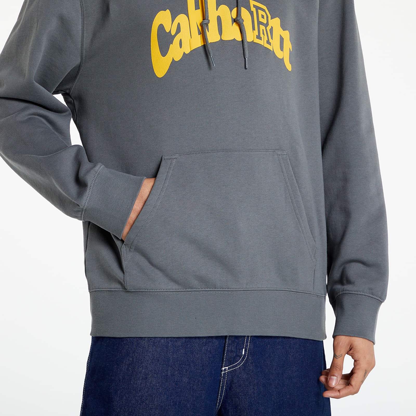 Mikiny Carhartt WIP Hooded Amherst Sweat Green