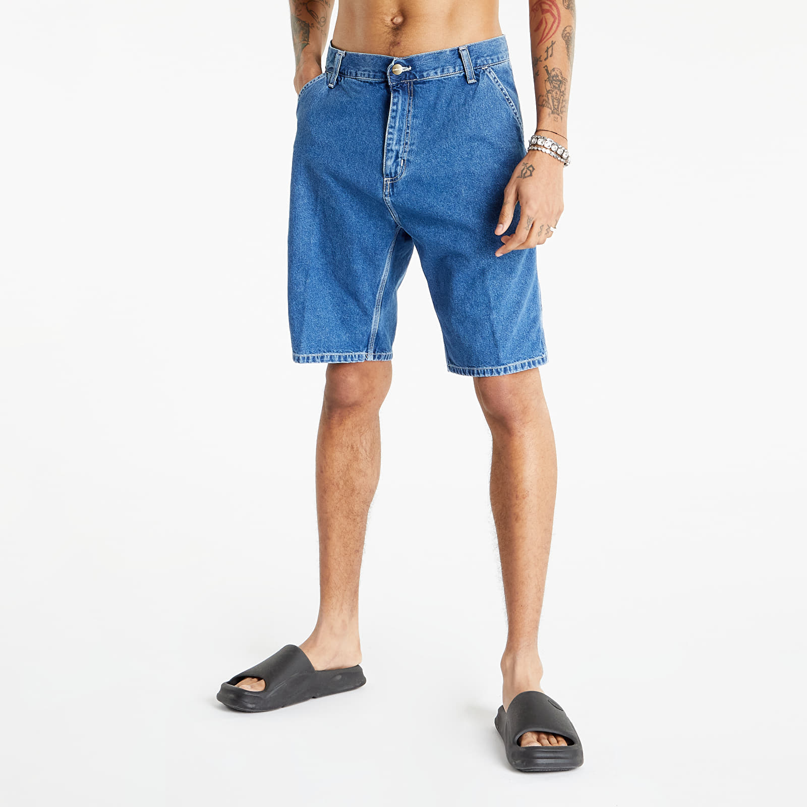 Shortsid Carhartt WIP Ruck Single Knee Short Blue