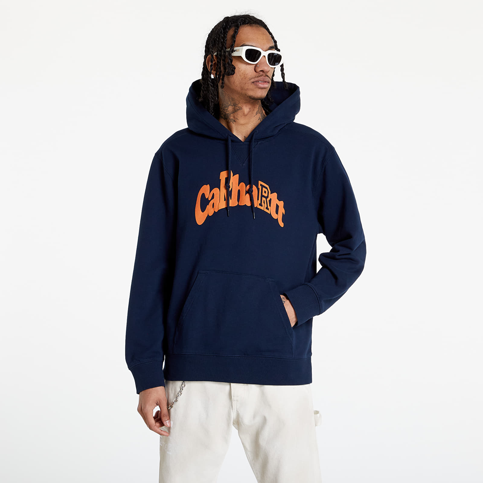 Hoodies and sweatshirts Carhartt WIP Hooded Amherst Sweat Navy