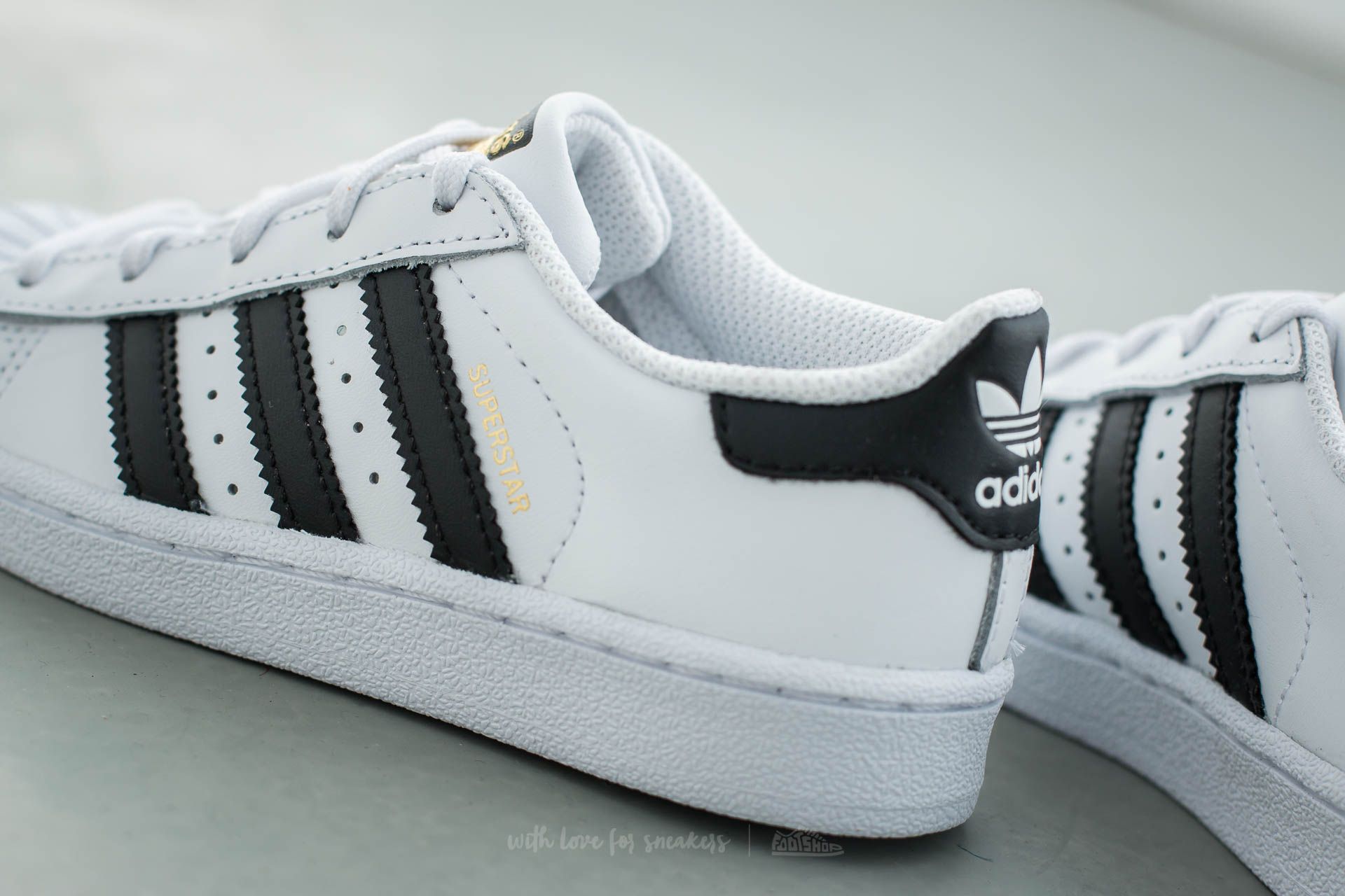 Sneaker und Schuhe für Kinder adidas Superstar Foundation C Ftw White/ Core Black/ Ftw White